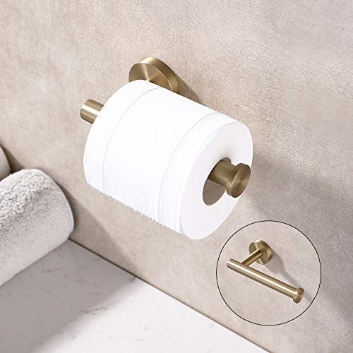 Brushed Gold Toilet Paper Holder SUS304 Stainless Steel