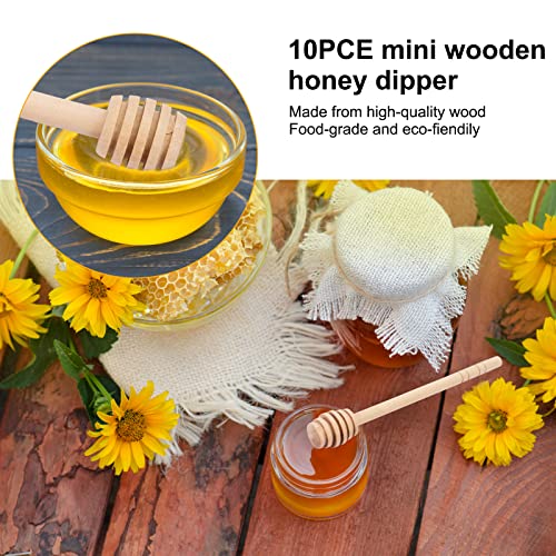 100Pcs 3 inch Honey Dipper Sticks (100PCS 3 Inch)