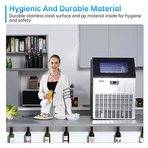 Commercial Ice Maker Machine (270lbs/24h)