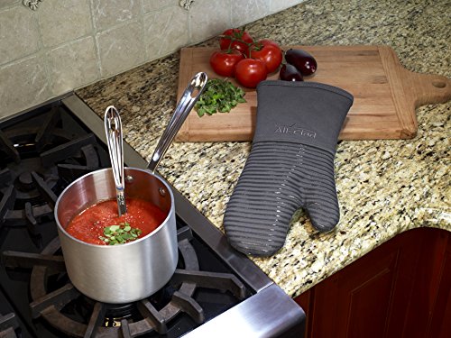 All Clad Silicone Oven Mitt (Pewter / 1 Pack)