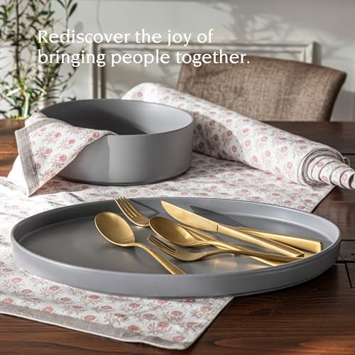 Over&Back Stackable Stoneware Serving Platter