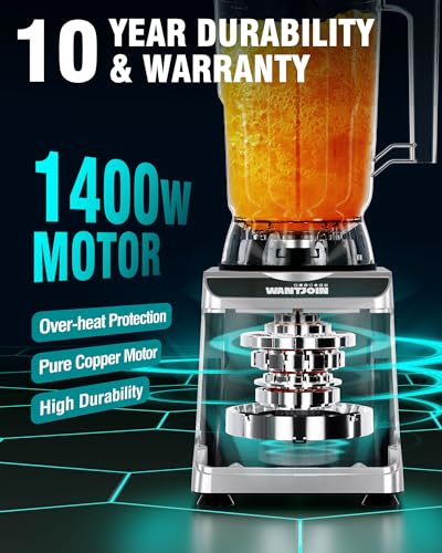 136oz Commercial Blender (Sliver / 138 oz)