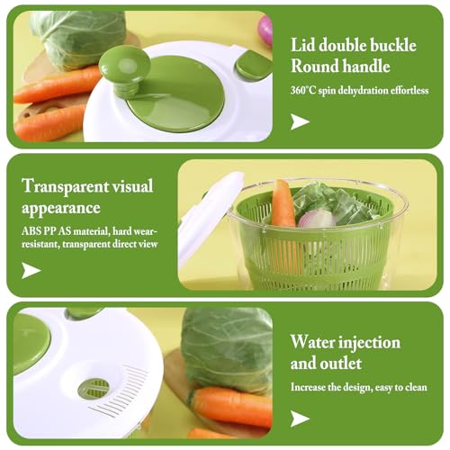 Large Salad Spinner with Lid