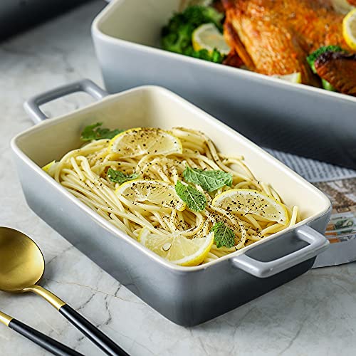 Bakeware Set Ceramic Baking Dish (Gradient Gray)