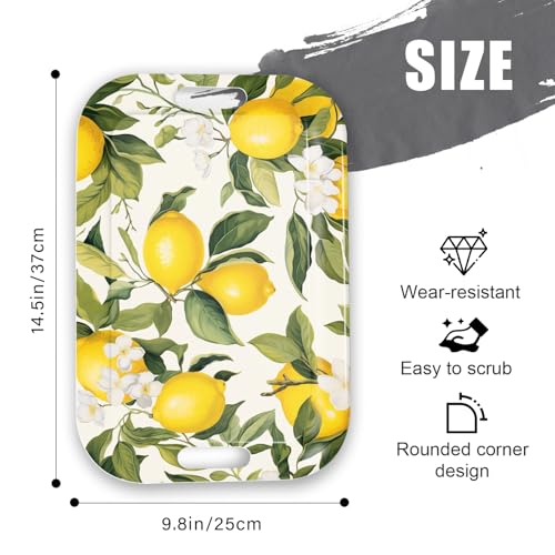 Serving Trays with Handles (Lemon and Lemon)