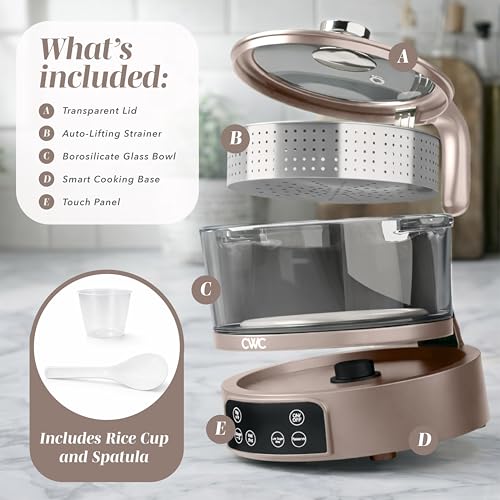 Glass Mini Low Carb Rice Cooker
