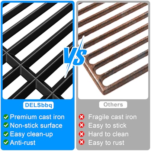 66097 66089 Grill Grates for Weber Genesis II 400 & LX 400 Series (18.75"x33.75")