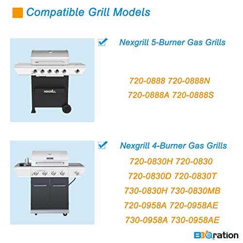 17" Grill Grates Replacement Parts for Nexgrill 4 (17" x 13 1/4")