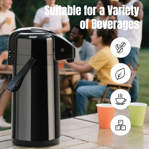 Coffee Dispenser with Pump (Black)