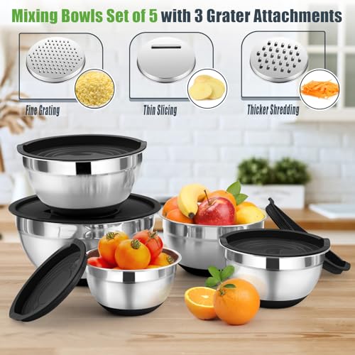 Mixing Bowls with Lid Set