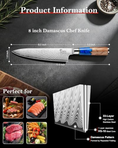 Japanese Chef Knife 8 Inch (8")