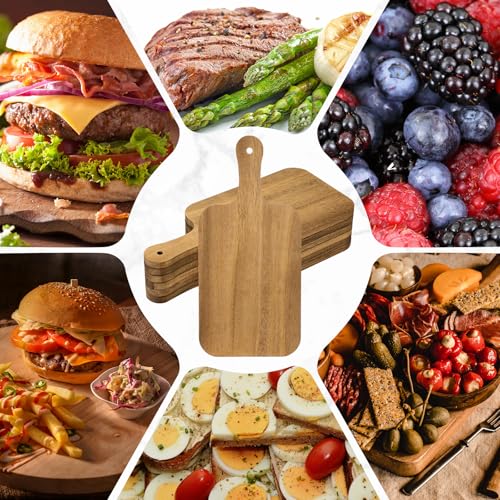 6 Pcs Thick Wood Cutting Boards 15 Inch for Laser Engraving (15 x 7 inches)