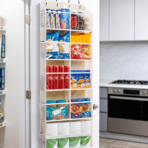 Over the Door Organizer (Beige / 1 Pack (Extra Large))