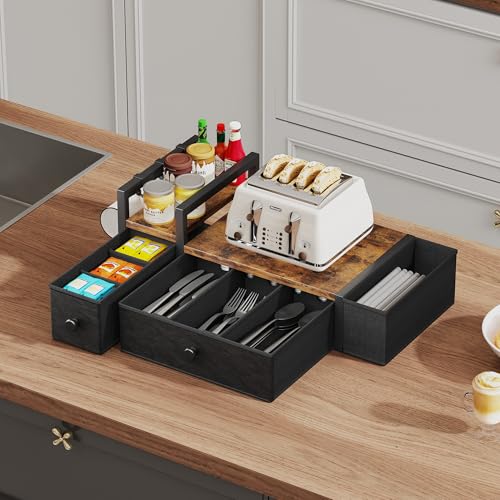 Coffee Pod Drawers (Rustic Brown)