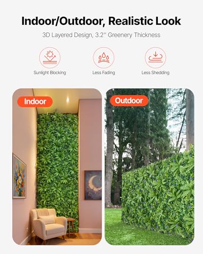 Artificial Plant Wall (Mixed Leaf / 40 x 120 IN)