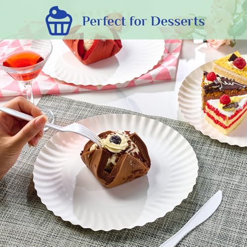 9 Inch Paper Plates (300 Count (Pack of 1,9 Inch))