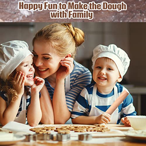 30 Pieces Small Rolling Pin Wood Mini Dumpling Dough Roller (30 Count)
