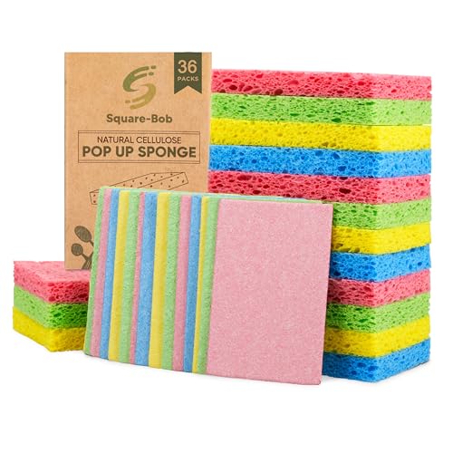 Compressed Non Scratch Kitchen Sponges (36 Count)