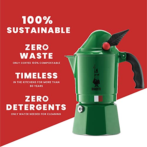 Moka Express Alpina Stovetop Espresso Maker (3 Cups / Moka Alpina)