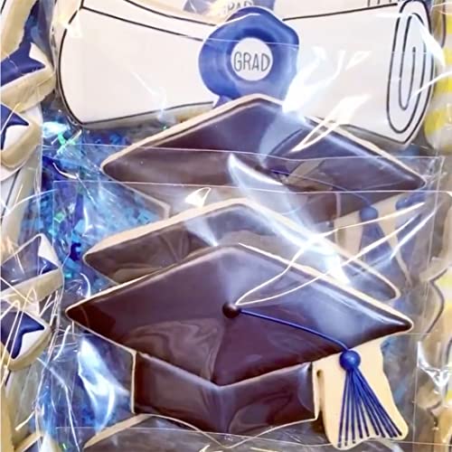 Graduation Cookie Cutters 6Pcs for Celebration Kitchen Baking (Graduation)
