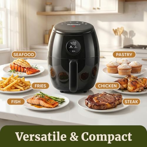 2.1Qt Programmable Personal Air Fryer