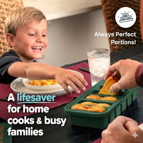 1 Cup Silicone Freezer Mold with Lid (Kale / 1-Pack)