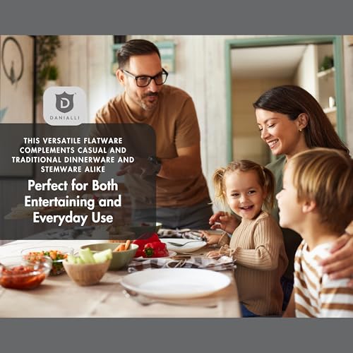 Hammered Silverware Set (80-Piece)
