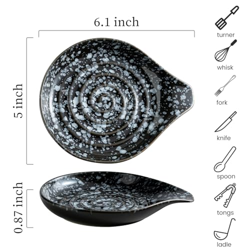 Spoon Rest for Stove Top (Starry Black)