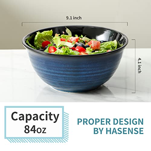 Large Serving Bowls (Blue / 84 oz)