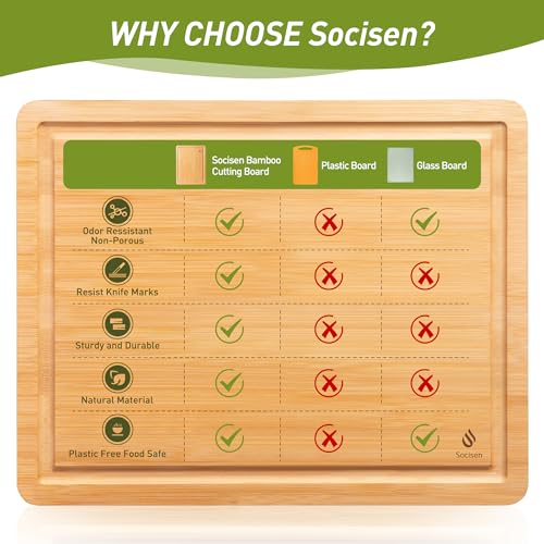 Bamboo Cutting Board Set Non Slip Feet Over Sink Kitchen Gadgets Seller 2024 First Apartment Essentials New Home Must Haves Things Stuff Accessories House Warming Decor Housewarming Hostess Host Gifts (3-Piece / Natural)