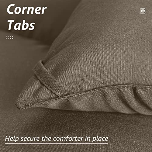 All Season California King Size Bed Comforter (Taupe / Cal King（96*104）)