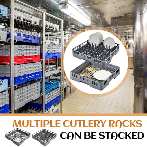 2 Pack Commercial Dishwasher Tray Rack (Gray / Basics,Peg Dish)