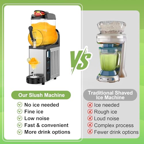 12L Commercial Slushie Machine Frozen Drink Maker Stainless Steel Slushy (12L1)