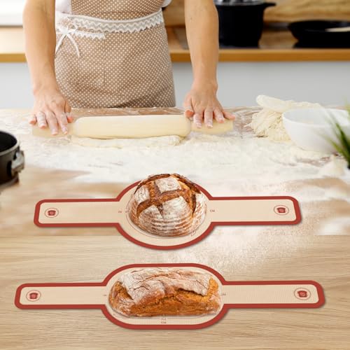 Silicone Bread Sling for Dutch Oven (Red / Oval and Round)