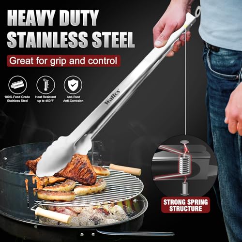 Tong for cooking (12in+16in / All Metal)
