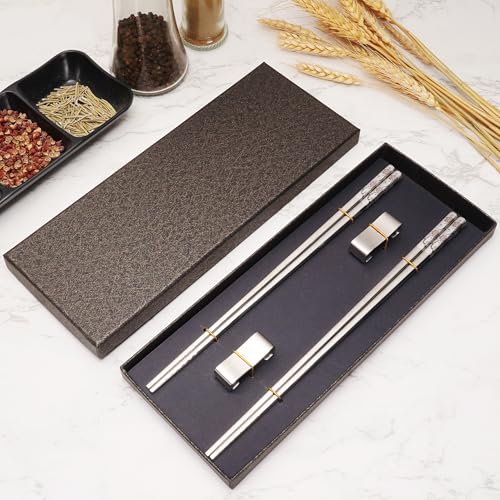 Stainless Steel Chopstick Gift Set