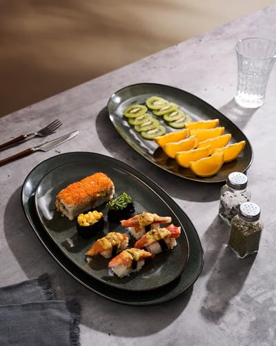 Serving Platters Set of 3 Sizes (Deep Forest)