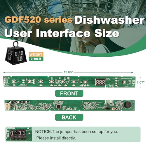 UI Board Compatible with GE GDF520