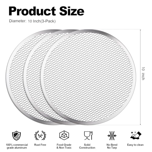3 Pcs Pizza Screen