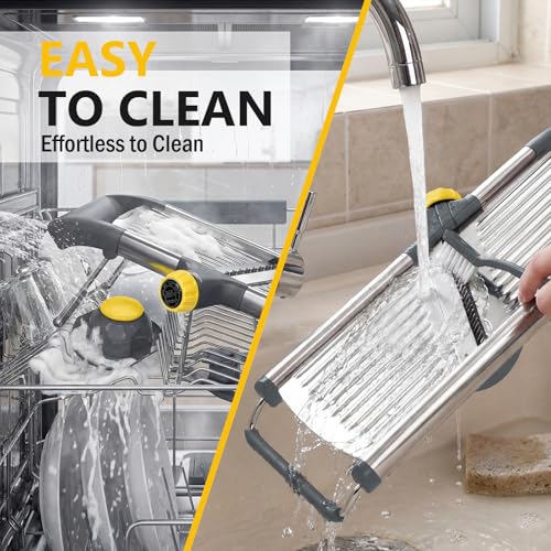 Mandoline Slicer for Kitchen (Mandoline Food Slicer-yellow)