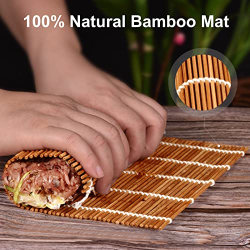 9.5"x9.5"Bamboo Sushi Rolling Mat