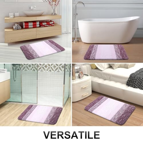 Luxury Toilet Rugs U (24" X 20" Contour Rug / Mauve)