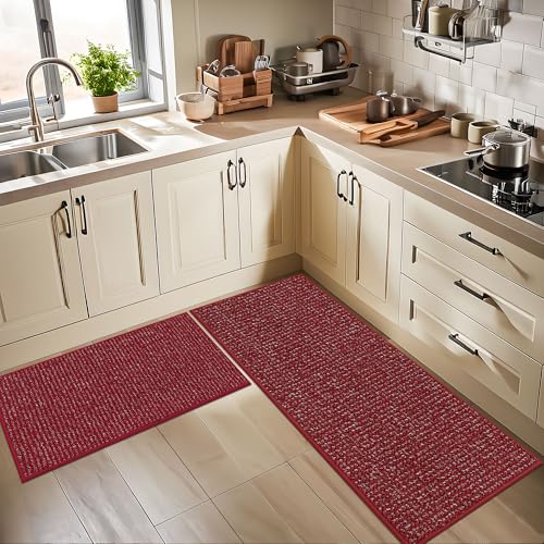 Kitchen Runner Rugs 20"x48" (Red / 20" X 48" (Rectangular))