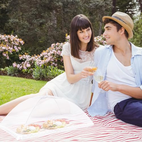 6 Pack Mesh Food Covers Pop Up (XL+Standard)