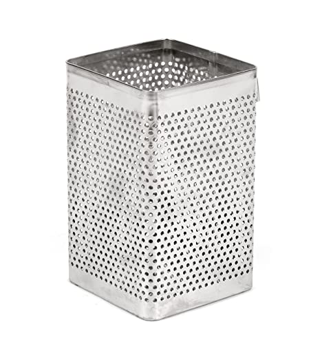 Kitchen Utensil Chopsticks Perforated Holder with Hooks (Small Square)
