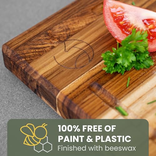 Large Teak Wood Cutting Board (24 x 18 inches)