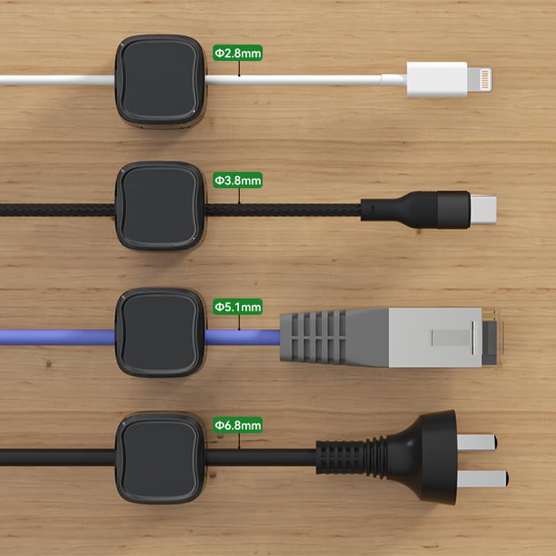 Magnetic Cable Clips (9 .)