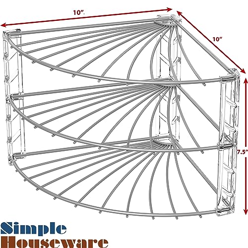 3 Tier Counter Corner Shelf Organizer