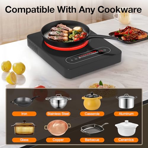 1800W Electric Cooktop