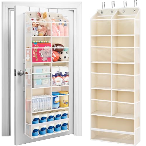 Over the Door Organizer (Beige / 1 Pack (Extra Large))